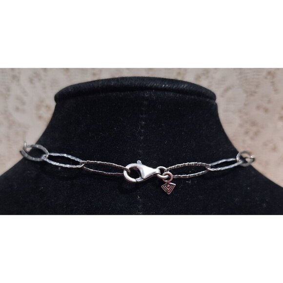 EUC Silpada Marquise Silver Pendant Necklace/Retired and Rare Find! - Picture 3 of 5